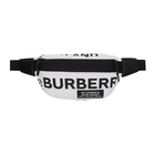 Burberry White Sonny Graphic Belt Bag