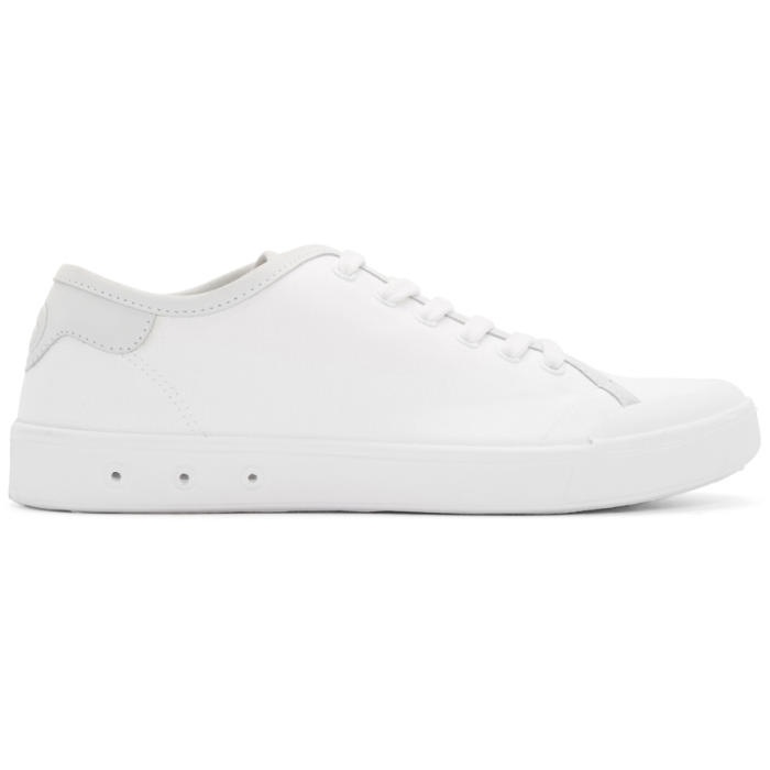 Photo: Rag and Bone White Standard Issue Low-Top Sneakers