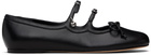 Marc Jacobs Black 'The Kiki' Ballerina Flats