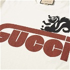 Gucci Men's Long Sleeve Skunk T-Shirt in White