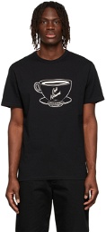 Maison Kitsuné Black Café Kitsuné Cup T-Shirt