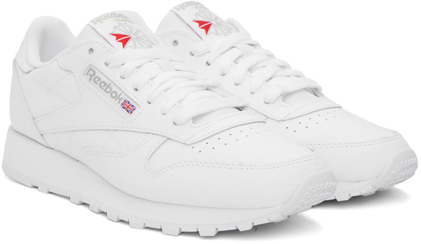 Reebok Classics White Classic Leather Sneakers