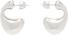 Maria Black Silver Dolphin Large Earrings