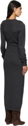 Isabel Marant Gray Jozira Maxi Dress