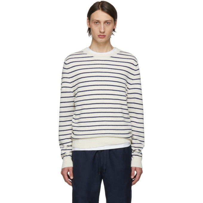 Photo: A.P.C. Off-White Gaspard Crewneck Sweater