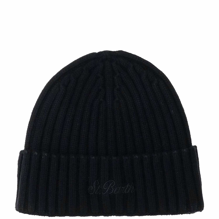 Photo: MC2 Saint Barth Wool Blend Beanie With Logo