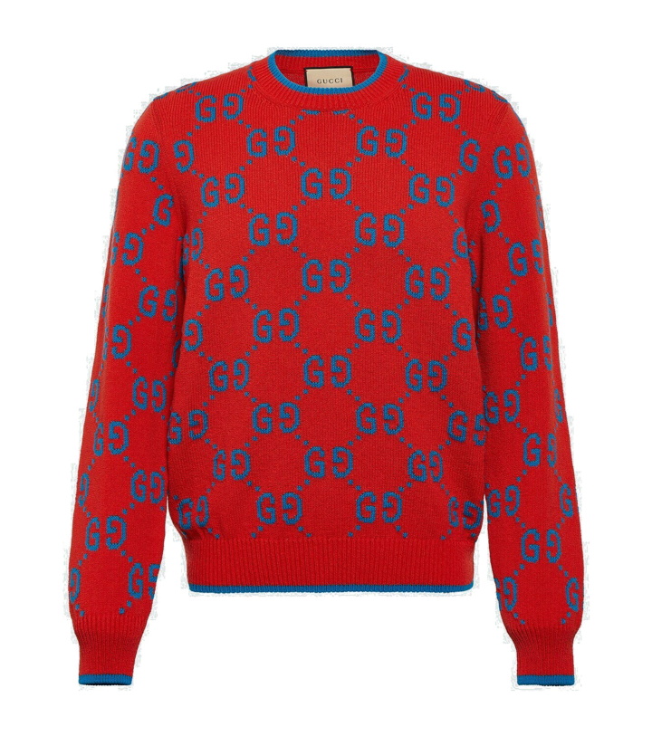 Photo: Gucci GG intarsia cotton-blend sweater