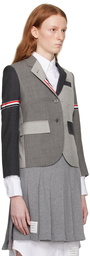 Thom Browne Gray Fun-Mix Blazer