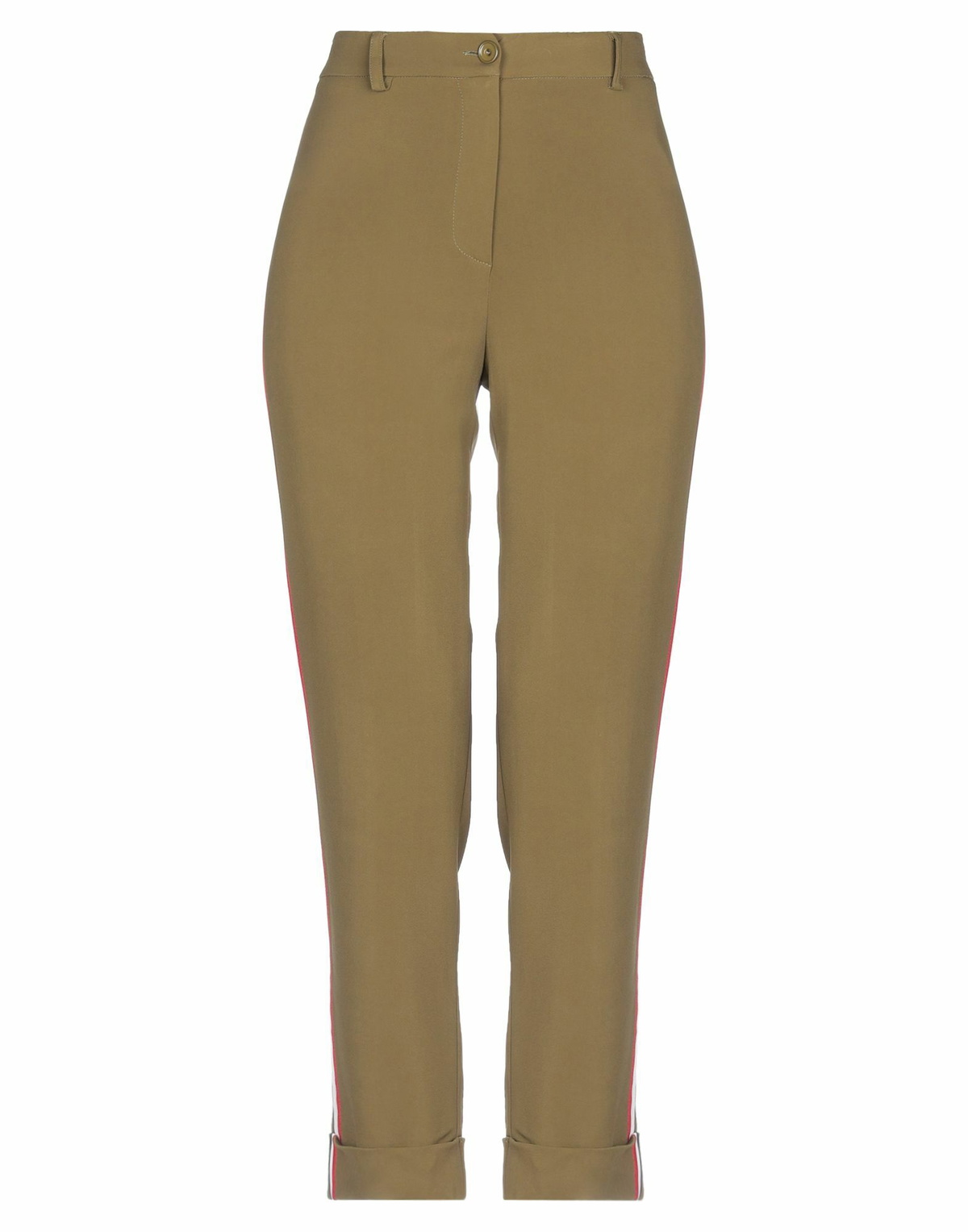 Manila Grace Womens Pants Military in Green