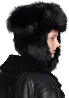 Juun.J Black Hardware Beanie