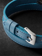 Messika - My Move White Gold, Diamond and Leather Bracelet - Blue
