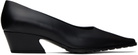 Bottega Veneta Black Tex Heels