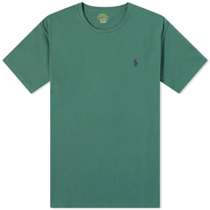 Photo: Polo Ralph Lauren Men's Custom Fit T-Shirt in Washed Forest