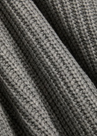 Mki Miyuki Zoku Ribbed Knit Jumper Grey