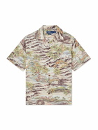 Polo Ralph Lauren - Convertible-Collar Printed Woven Shirt - Neutrals