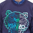 Kenzo Men's Embroidered Seasonal 2 Tiger Crew Sweat in Navy Blue