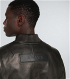 Amiri Leather bomber jacket