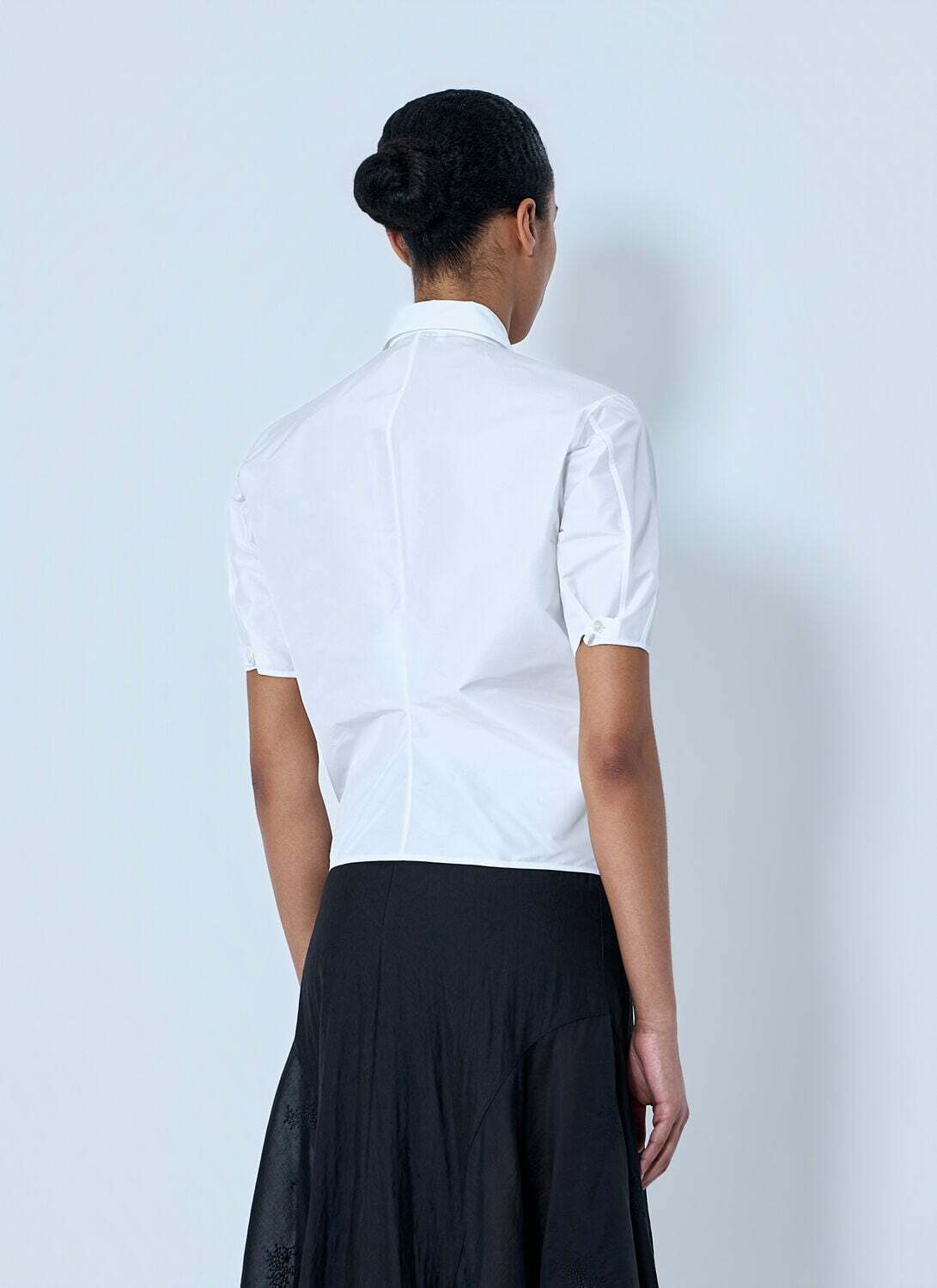 Jil Sander Short Sleeve Cotton Poplin Shirt