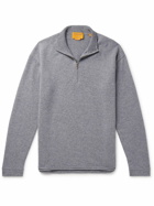 Guest In Residence - Cashmere Half-Zip Sweater - Gray