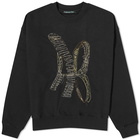 Andersson Bell Men's AB Logo Crew Sweater in Black