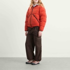 Gramicci Women's Down Puffer Coat in Burnt Red