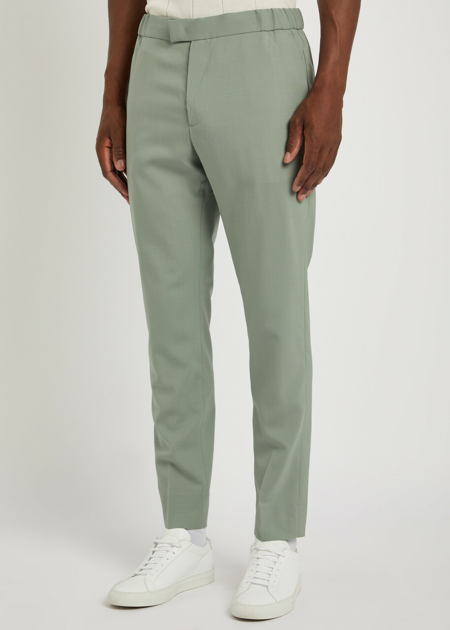 Lestrange The 24 Tropical Wool Trouser Sage