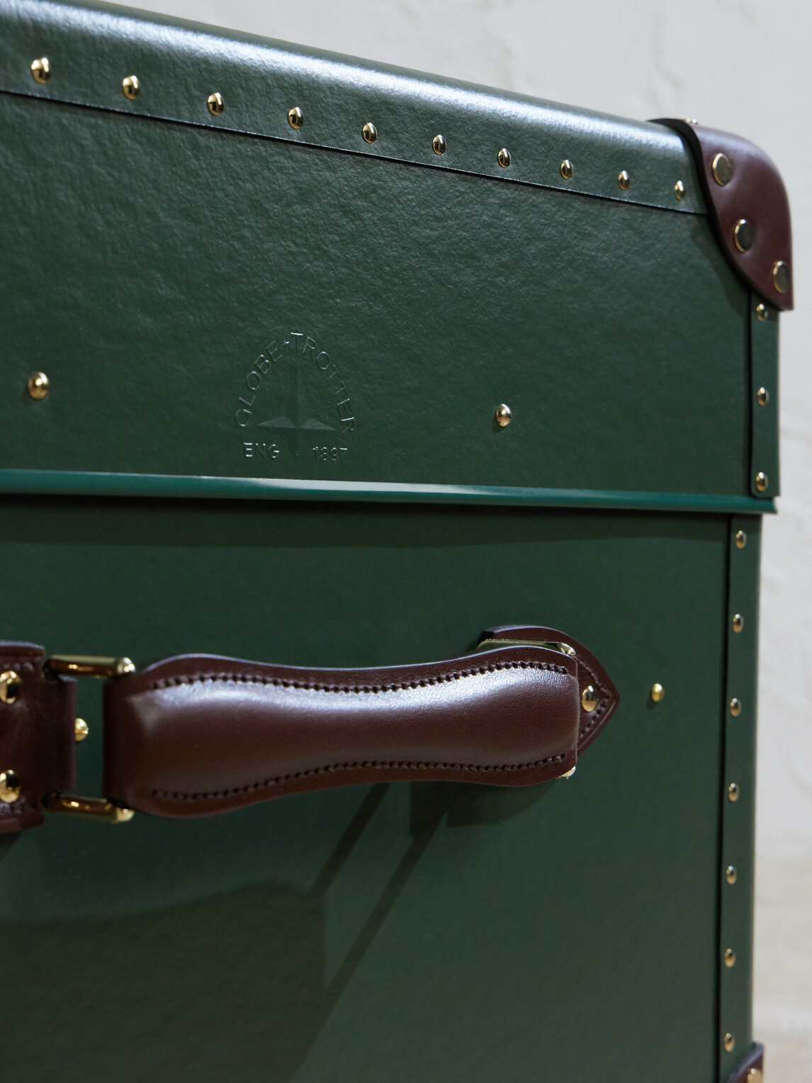 Globe-Trotter - Steamer Leather Home Trunk