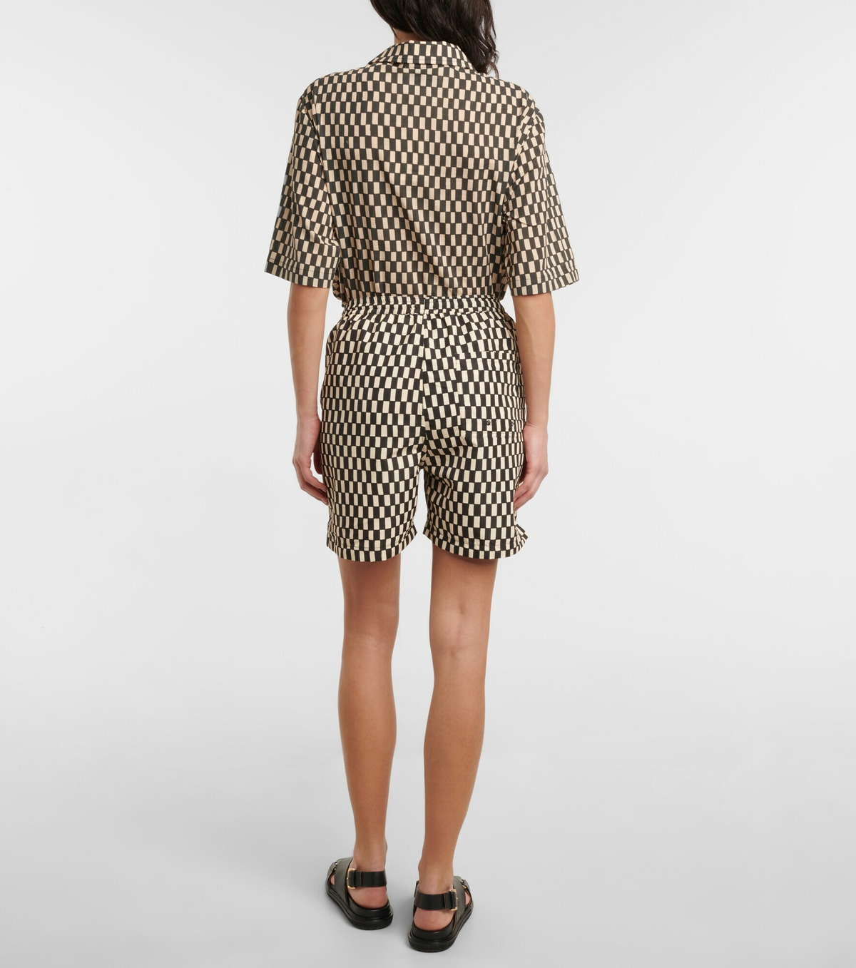 Nanushka - Kenan checked shorts