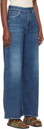 rag & bone Blue rb Miramar Sofie Ankle-Length Jeans
