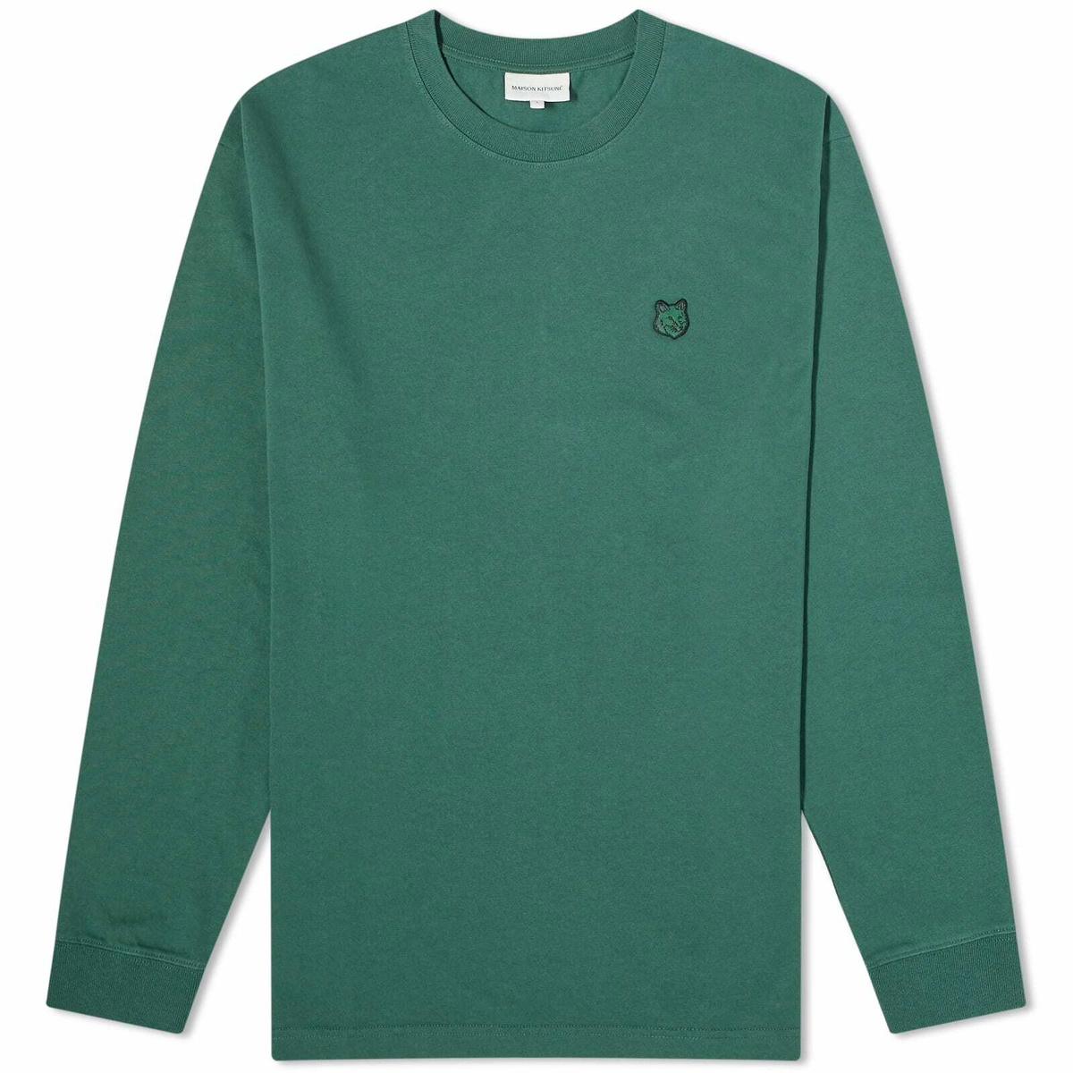 Maison Kitsuné Men's Tonal Fox Head Patch Comfort Long