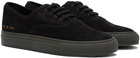 Common Projects Black Four Hole Sneakers