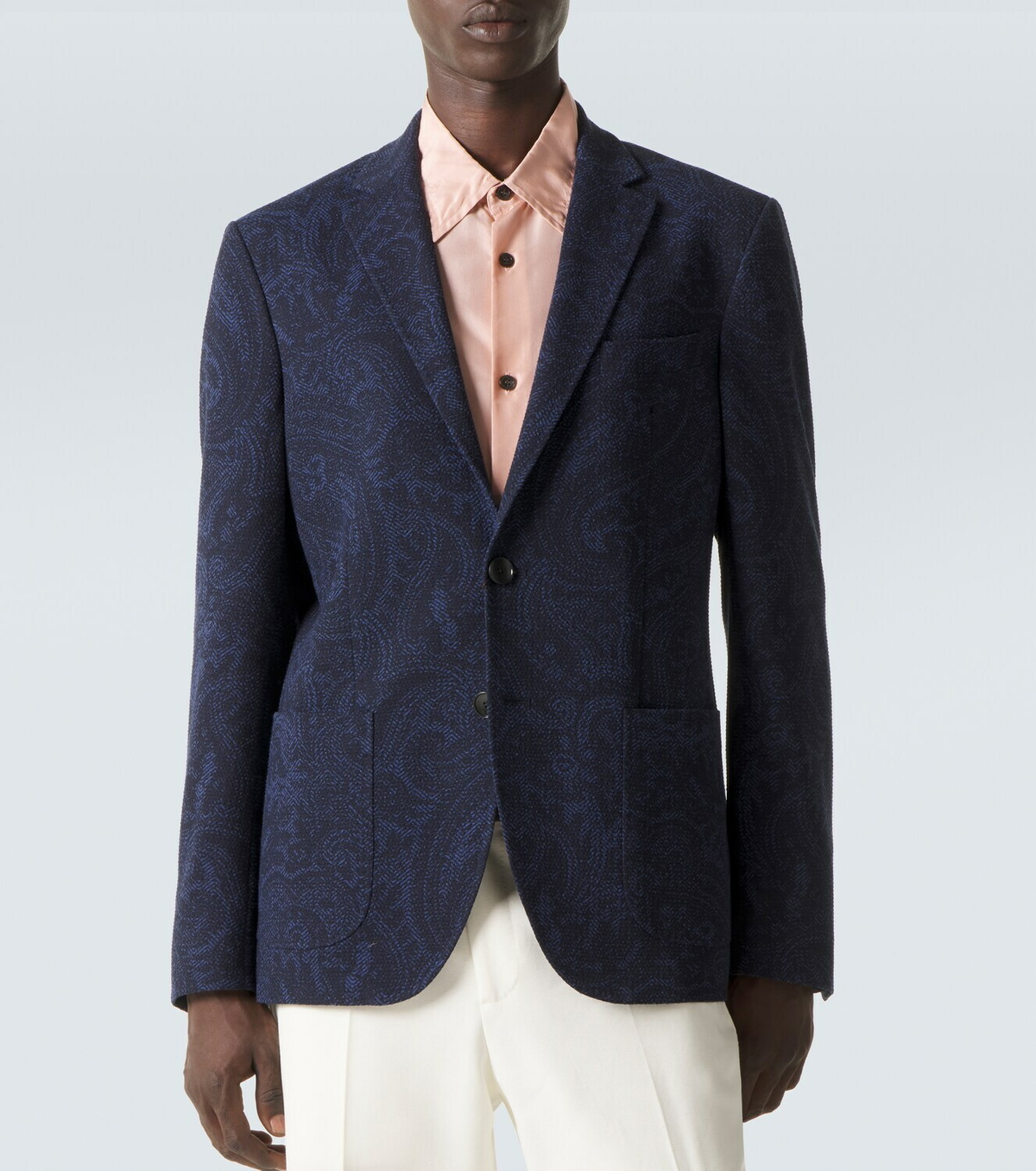 Etro Printed jersey blazer