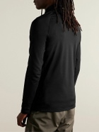 BURTON - Slim-Fit Stretch-Jersey Half-Zip Ski Base Layer - Black
