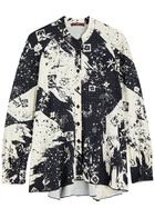 High Fortunate Printed Panelled Nylon Shirt Admiral
