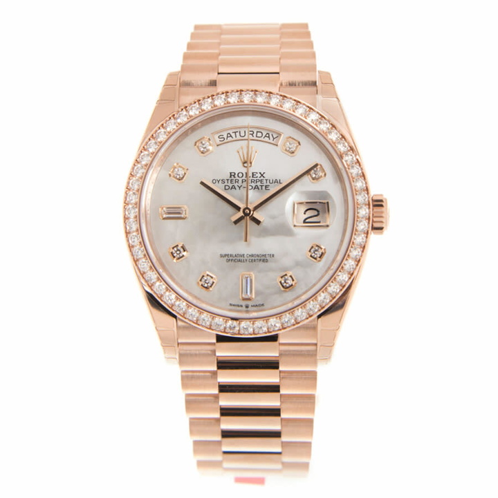 Photo: Rolex Day-Date 36 Automatic Diamond Unisex Watch 128345MDP