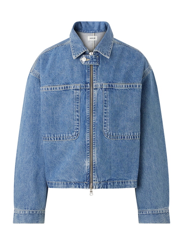 Photo: AGOLDE - Croydon Panelled Denim Jacket - Blue