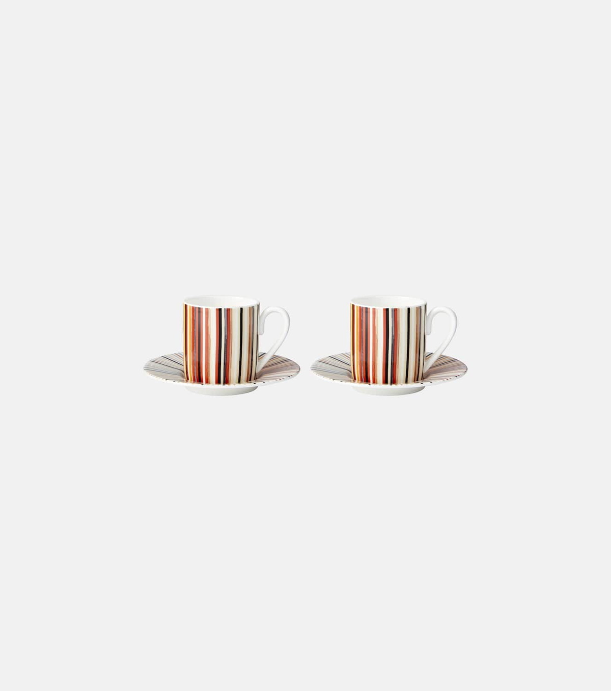 Missoni Stripes Jenkins set of 2 espresso cups and saucers
