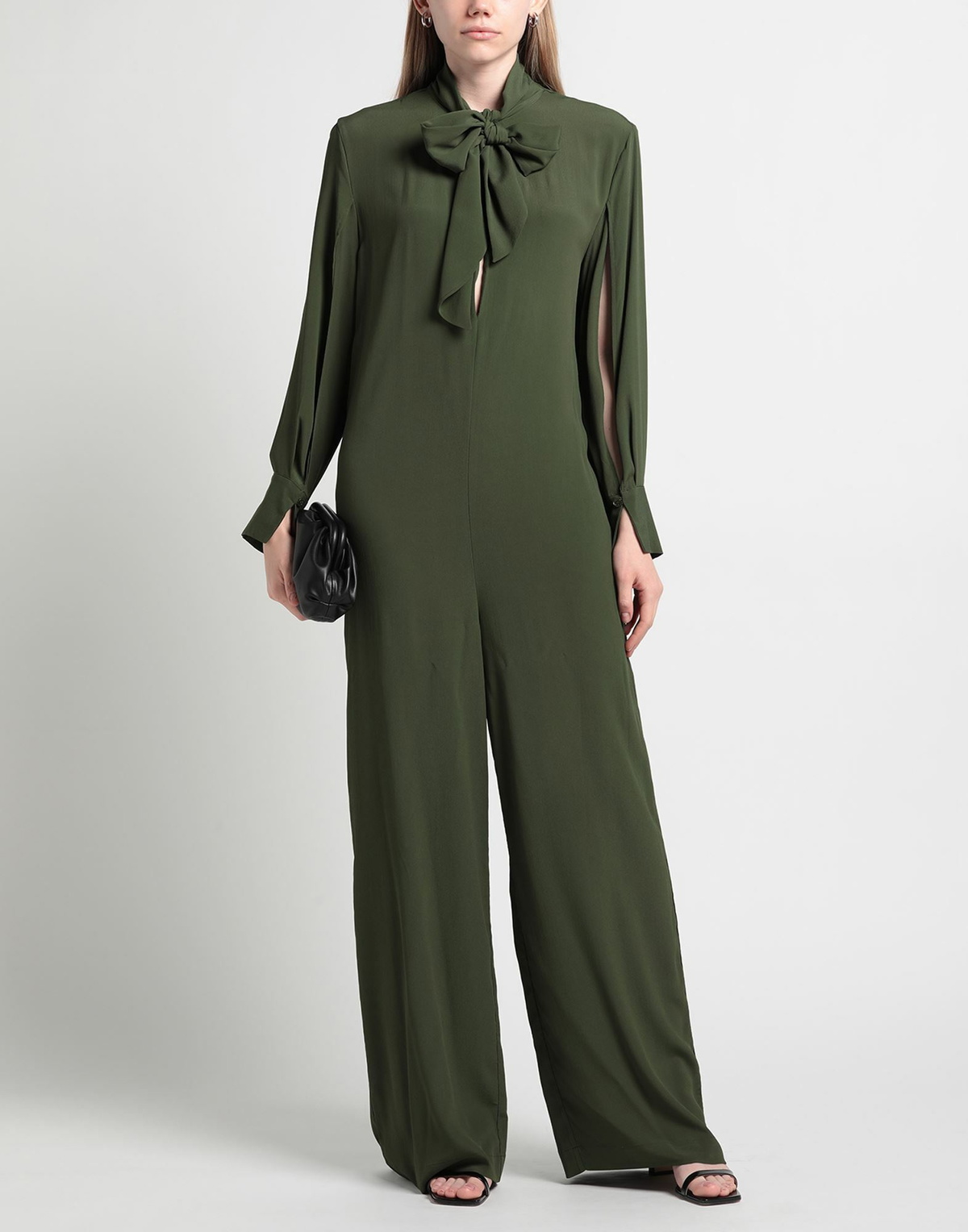 Semicouture Womens Jumpsuit Dark in Green