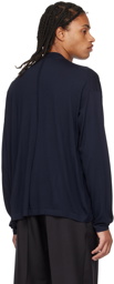 The Row Navy Delsie Long Sleeve T-Shirt