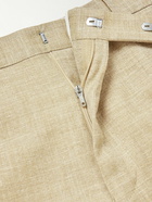 Mr P. - Straight-Leg Wool, Silk and Linen-Blend Trousers - Neutrals