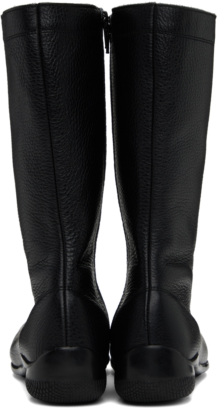 OPEN YY Black Lace Up Training Boots OPEN YY