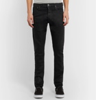 John Elliott - The Cast 2 Slim-Fit Coated-Denim Jeans - Black