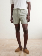 Onia - Straight-Leg Linen and Lyocell-Blend Shorts - Green