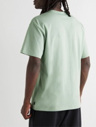 Nike - Sportswear Logo-Embroidered Cotton-Jersey T-Shirt - Green