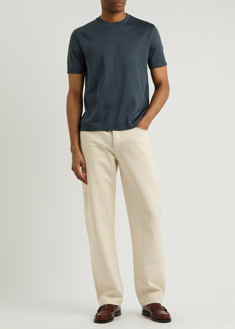 Herno Jersey T-shirt Navy