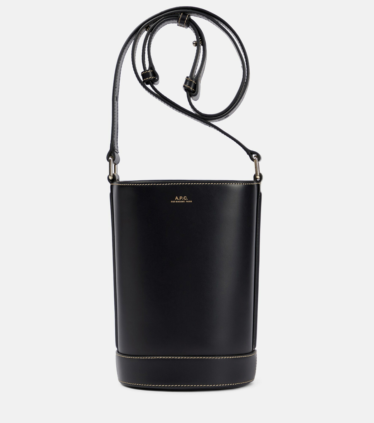 A.P.C. - Ambre Small leather bucket bag A.P.C.