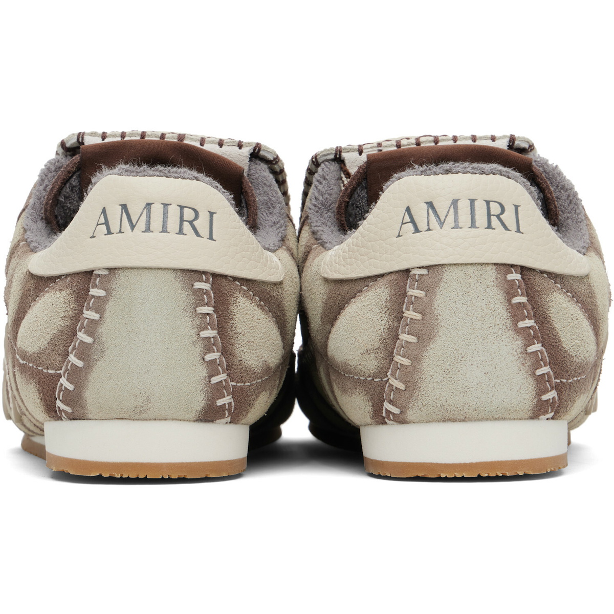 AMIRI Gray & Taupe Pacific Flat Sneakers