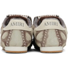 AMIRI Gray & Taupe Pacific Flat Sneakers