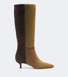 Veronica Beard Lisa suede knee-high boots