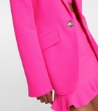 David Koma Embellished virgin wool blazer